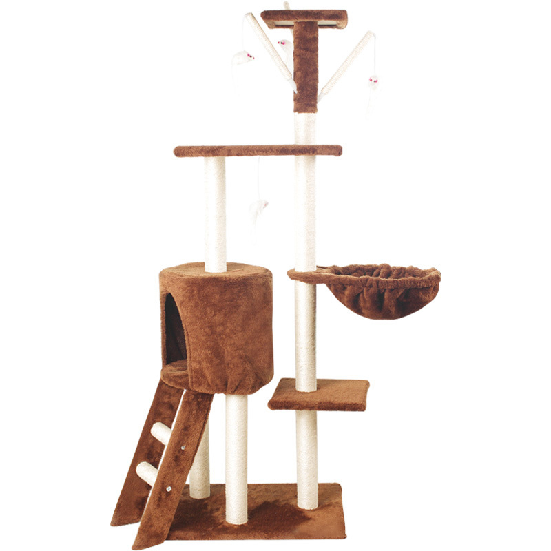 Manufacturers large cat climbing frame fashion cat tree tower apartment cat tree