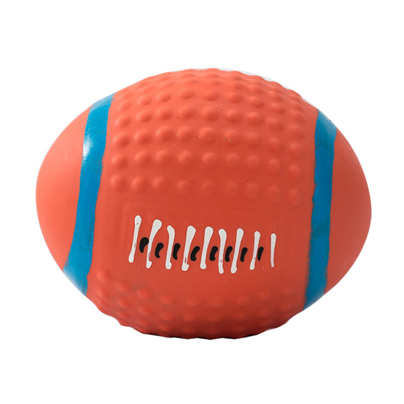 Pet Toys Interactive Training Teeth Cleaning Chews Rugby Dog Toys