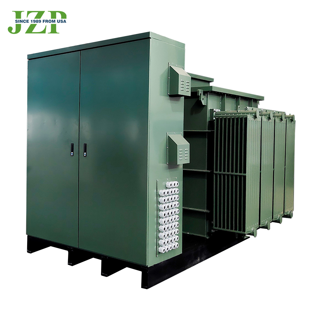 Electric Three Phase Power 750 kva 12470Y/7200V to 208/120V 60hz Pad Mounted Distribution Transformer Substation