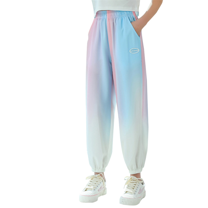 Girl's Joggers Pants Quick Dry Athletic Workout Track Pants with Pockets