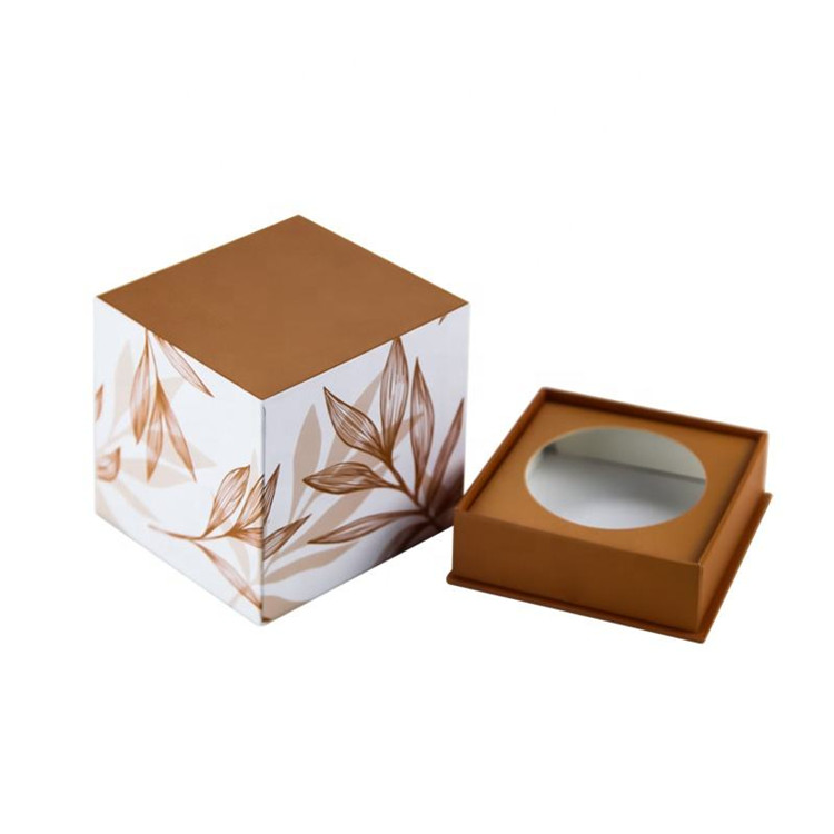 Elegant Design Luxury Custom Printed Candle Jar Box Packaging Paper Cardboard Rigid Gift Box Packing Candle Boxes