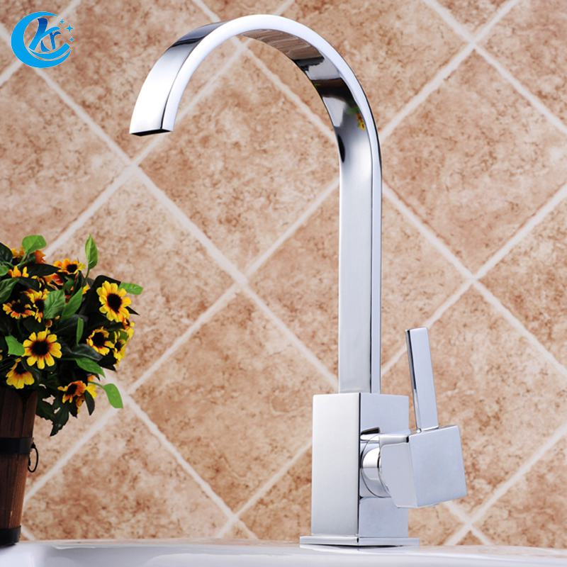 KR-1143B gooseneck flat tube faucet