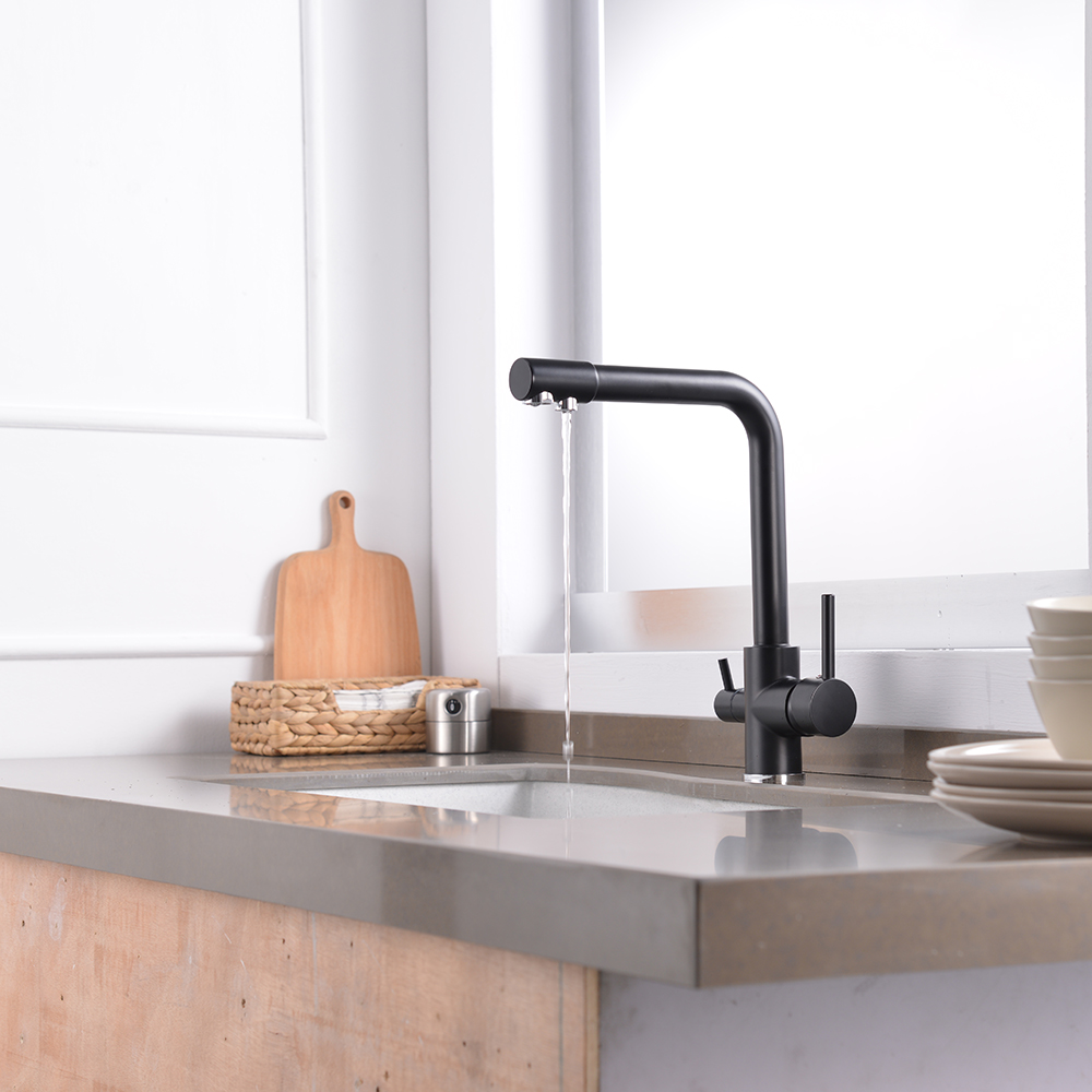 KR-601 round head dual outlet kitchen faucet