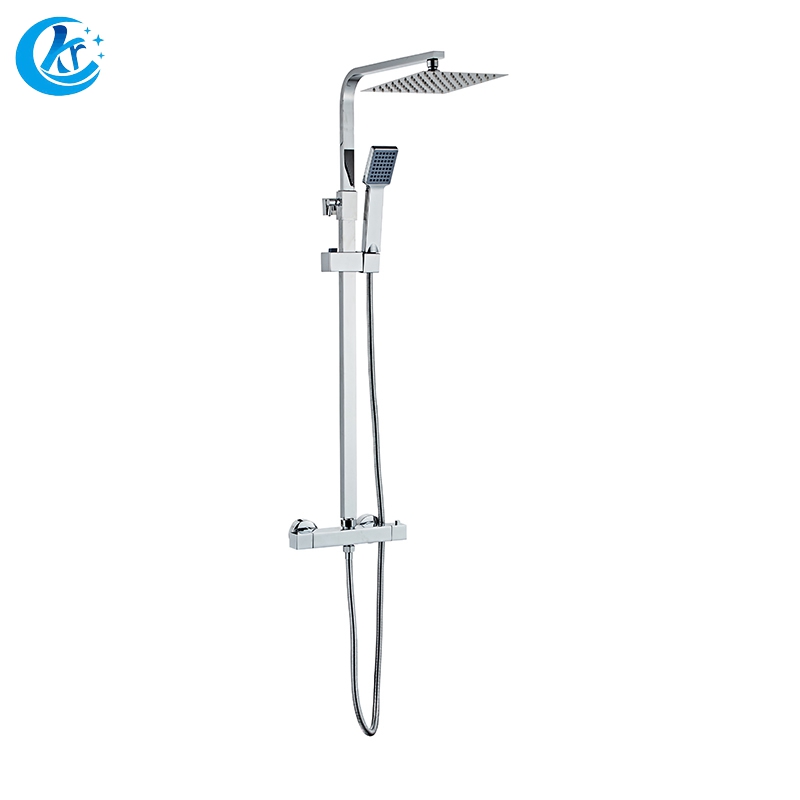 Shower set with suitable thin nozzle