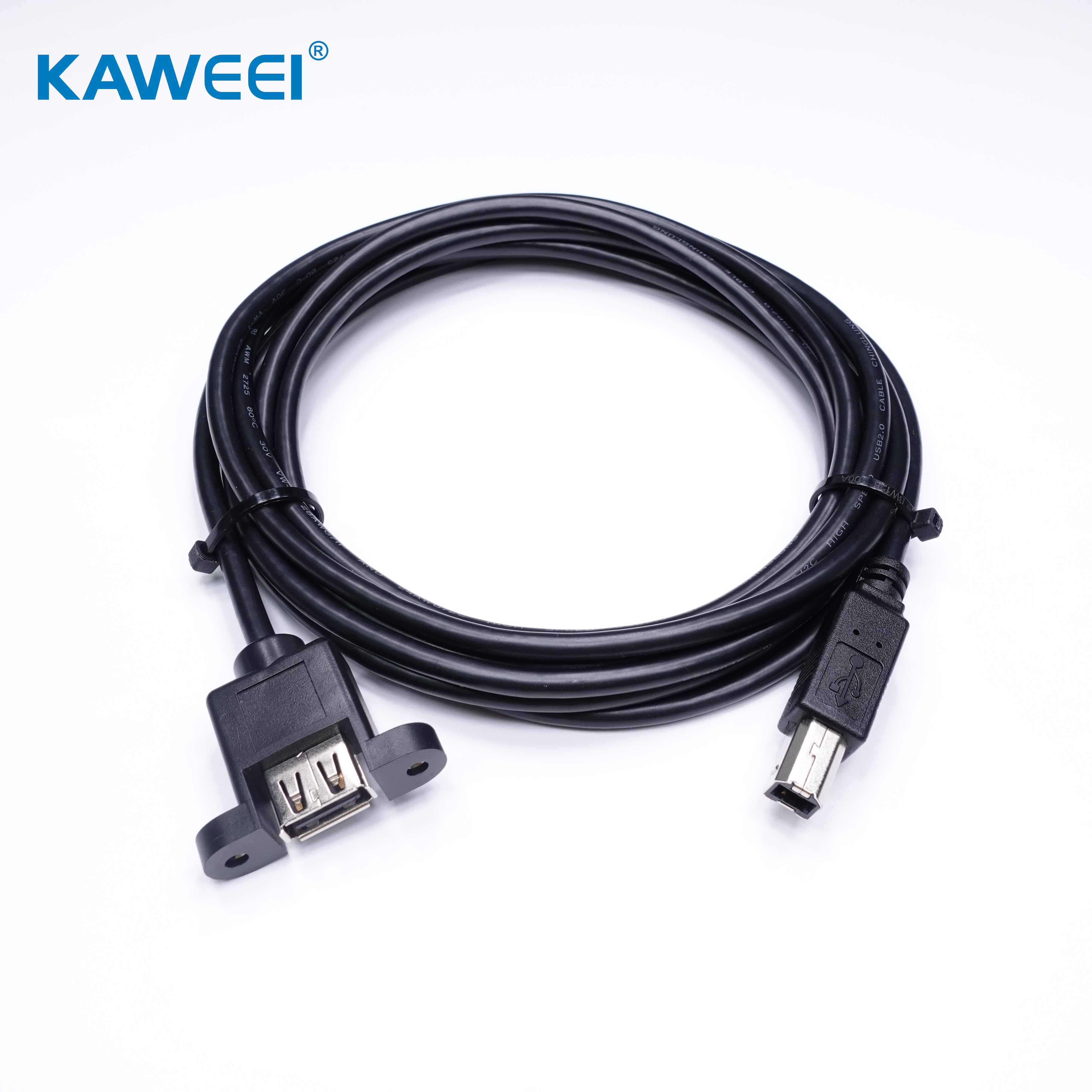  USB B Female to USB AM Cable for printer