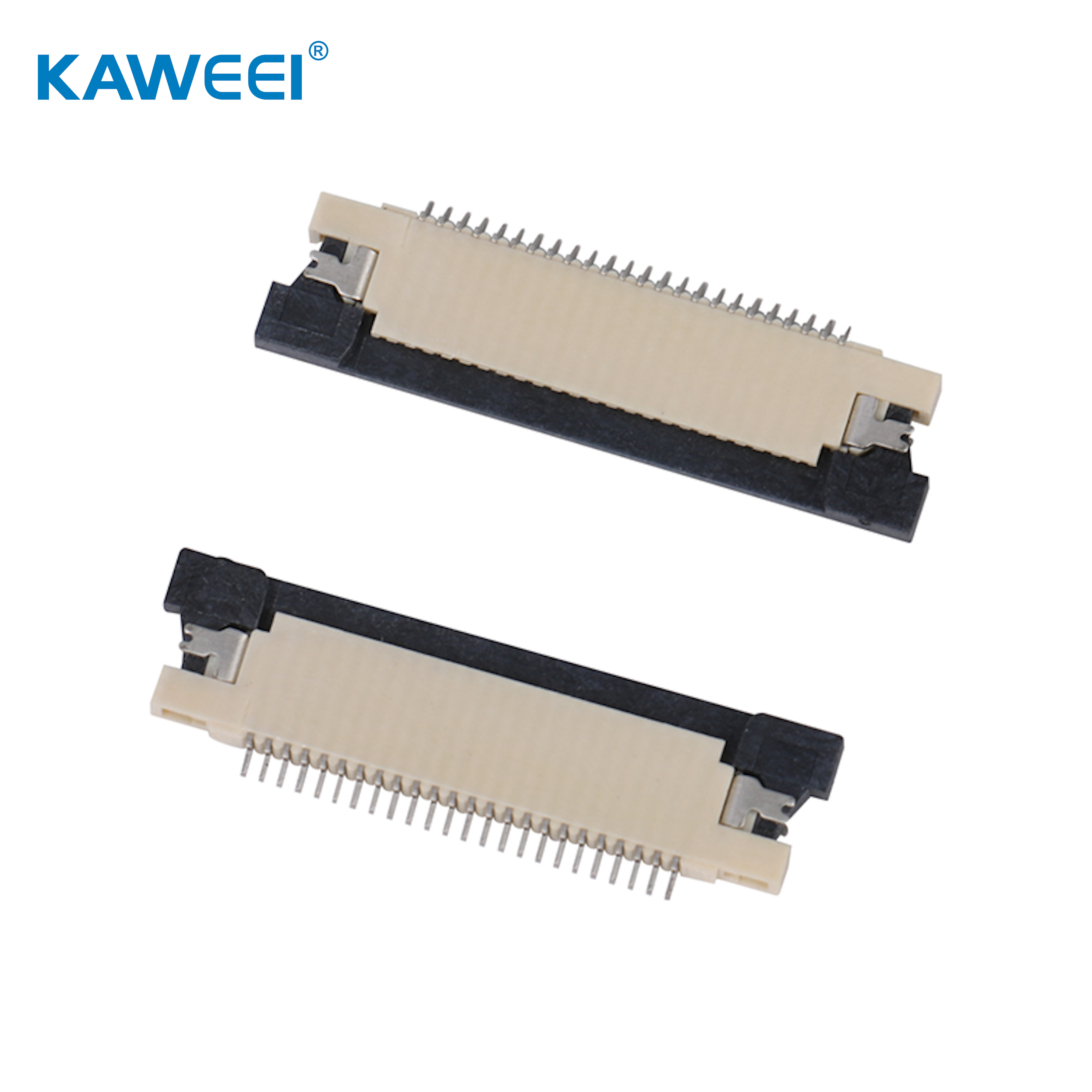 1.0mm Pitch FPC Top Upper contact right angle SMT Connector