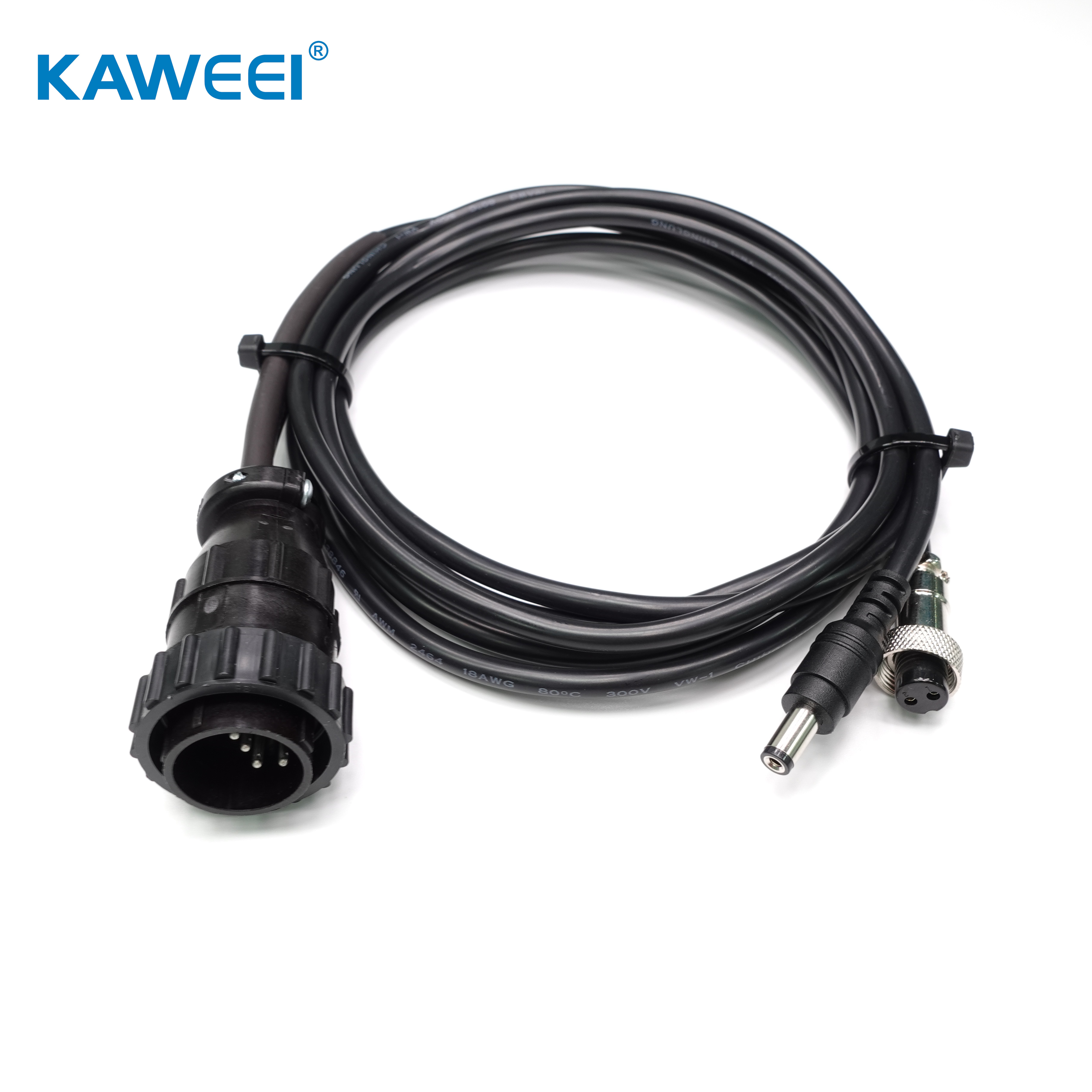 CPC Cable Connectivity Circular Connector female to  GX-12 2pin female DC cable assembly