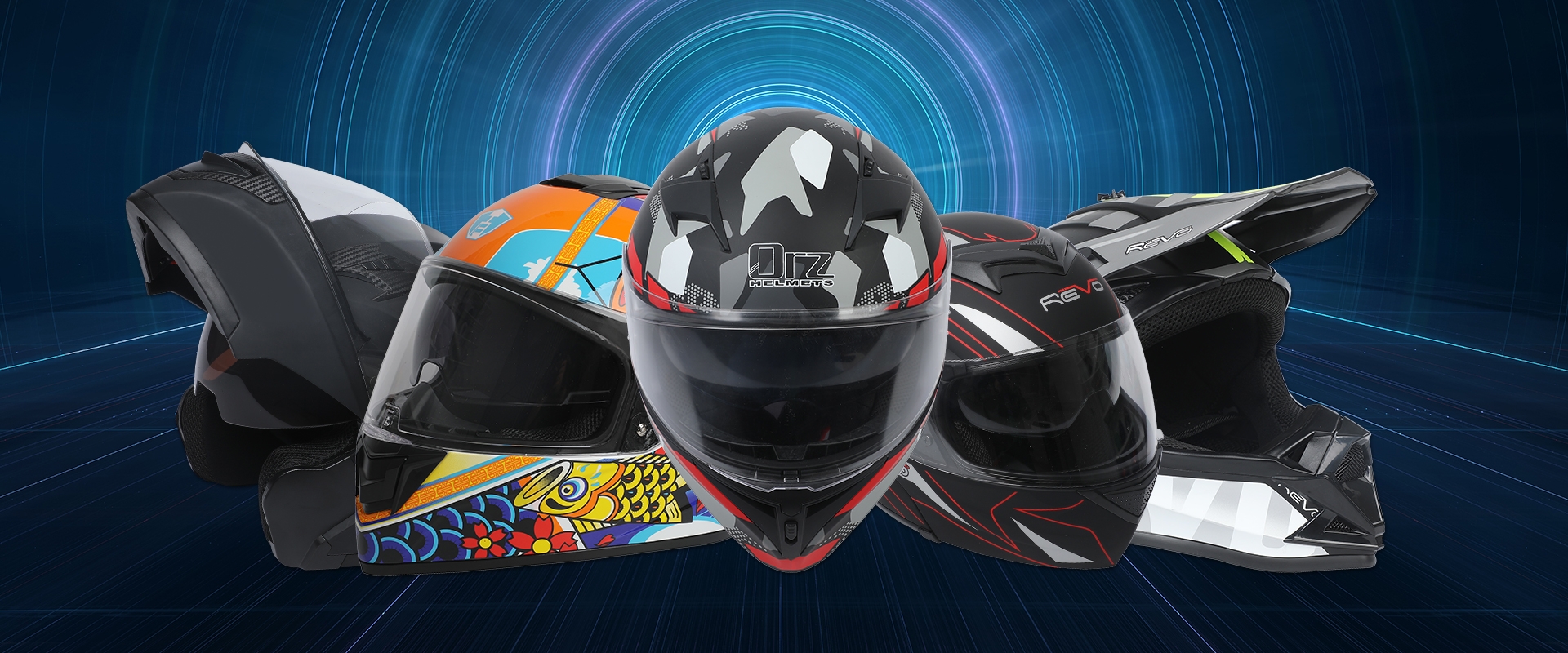 Motocross Helmet, Racing Helmet, Dirt Bike Riding Helmets - KangXing