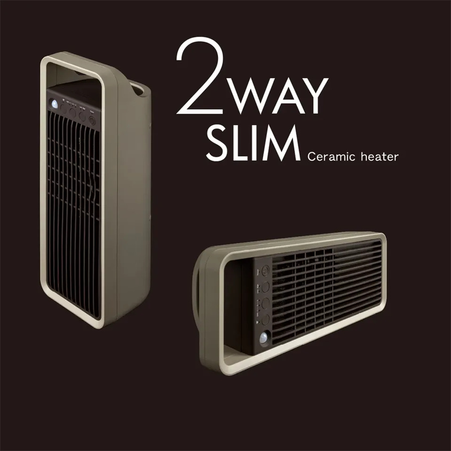 2 Way Placing Slim 1000W Ceramic Room Heater
