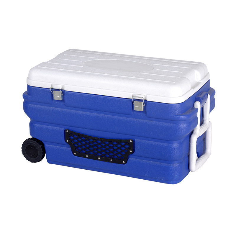 KY901B 90L Food Grade Trolley Marine Medical Cooler Box With Wheels