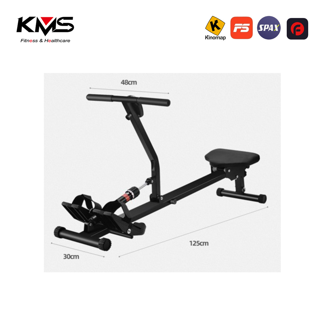 Hydraulic Rowing Machine - Compact Rower for Home