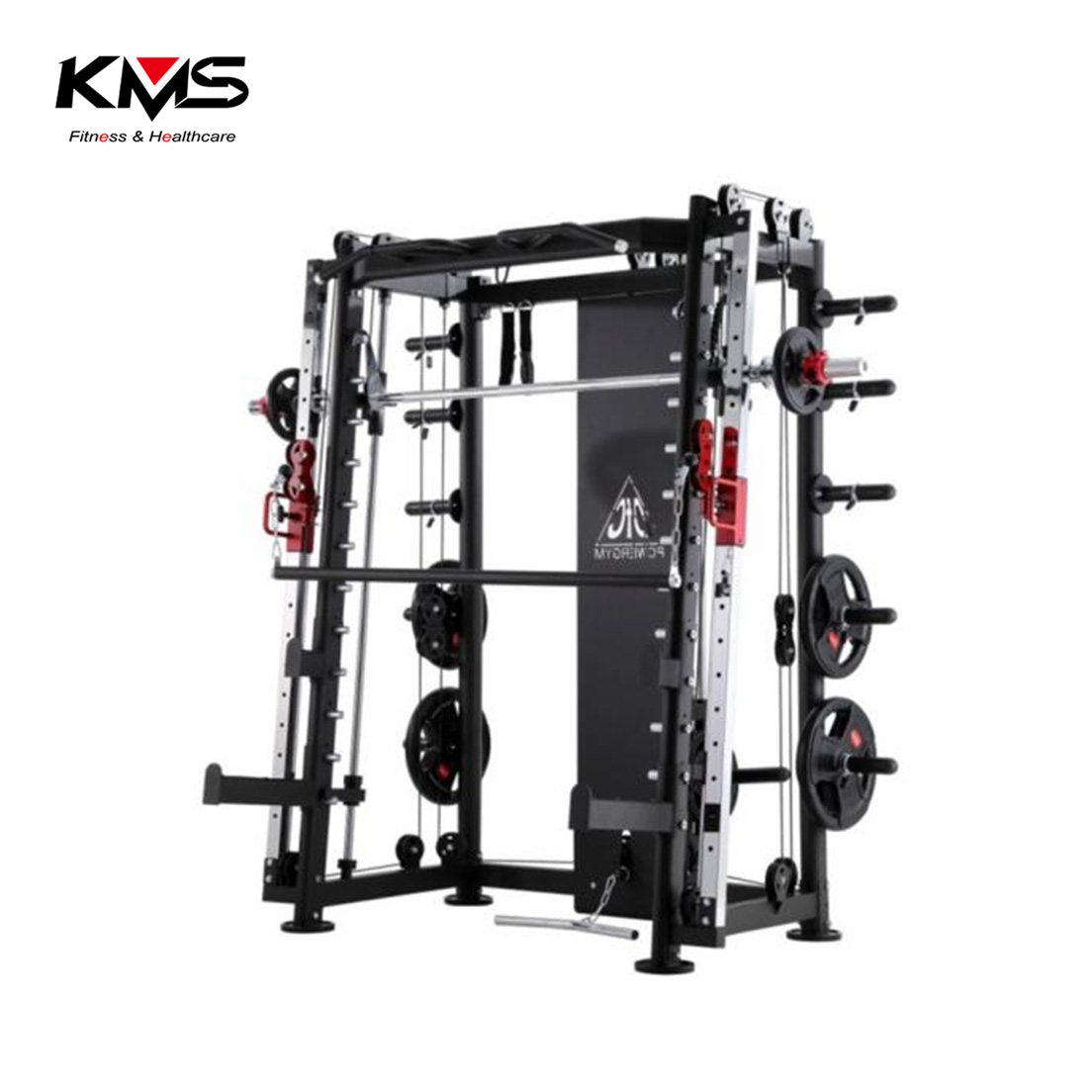 KQ-04407--Multi Rack, Smith and Pulley Training Machine
