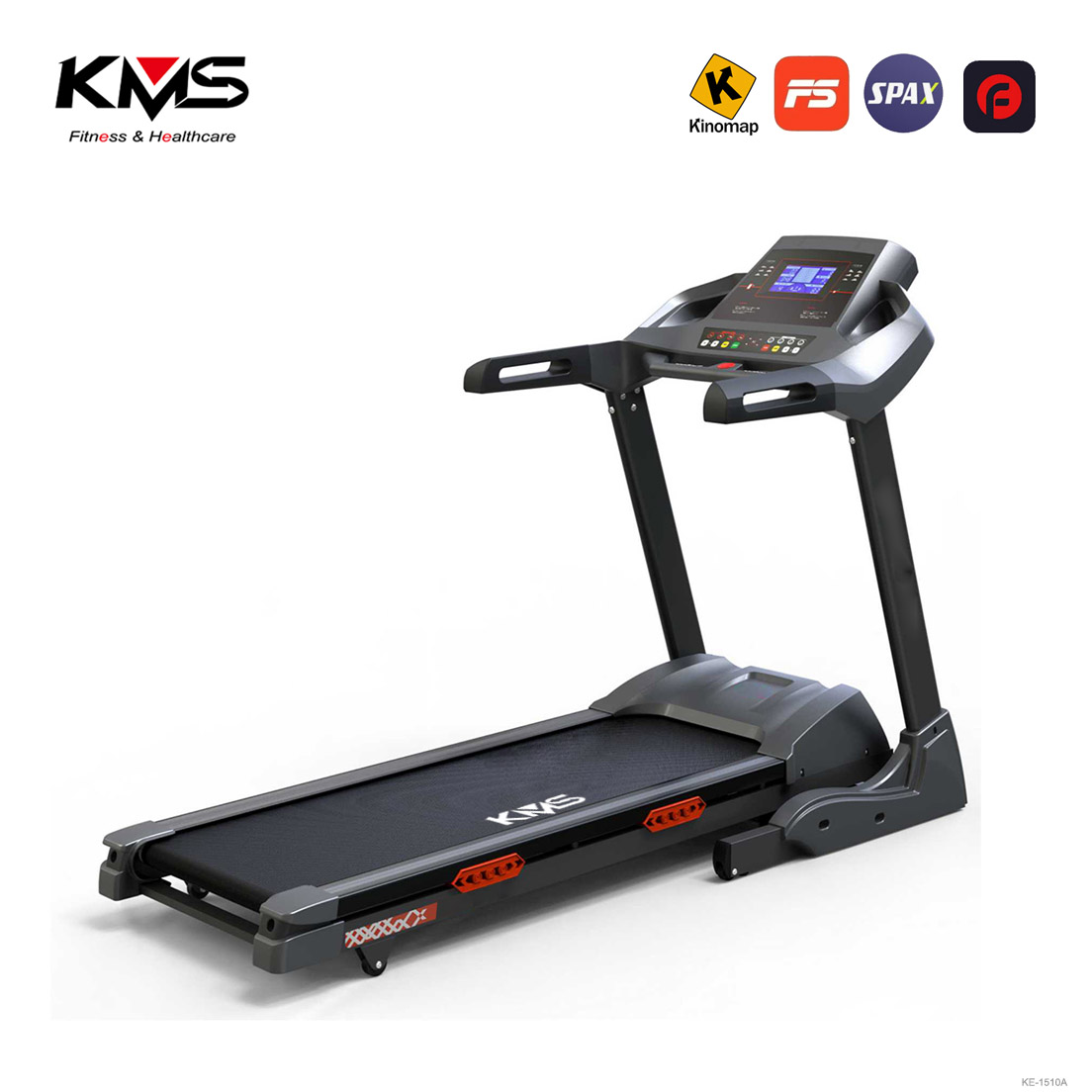 Fitness Gym Equipment Electric Motorized Treadmill for Club and Home Using with AC Motor1.5HP--AC1.5--KE-1510A