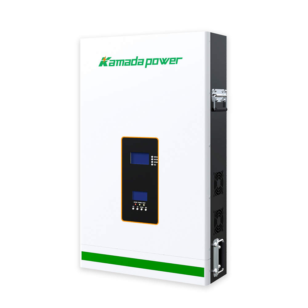 Power Wal-Mounted l 51.2V 100Ah All In One 5.12kwh Inverter And LiFePO4 Battery Solar System