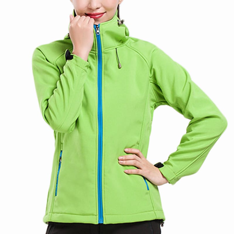 Women's Waterproof Windbreaker Rain Coat Soft Shell for Hiking, Travel