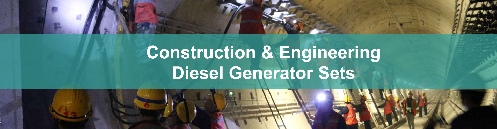 Construction and engineer appplication of diesel generator set 