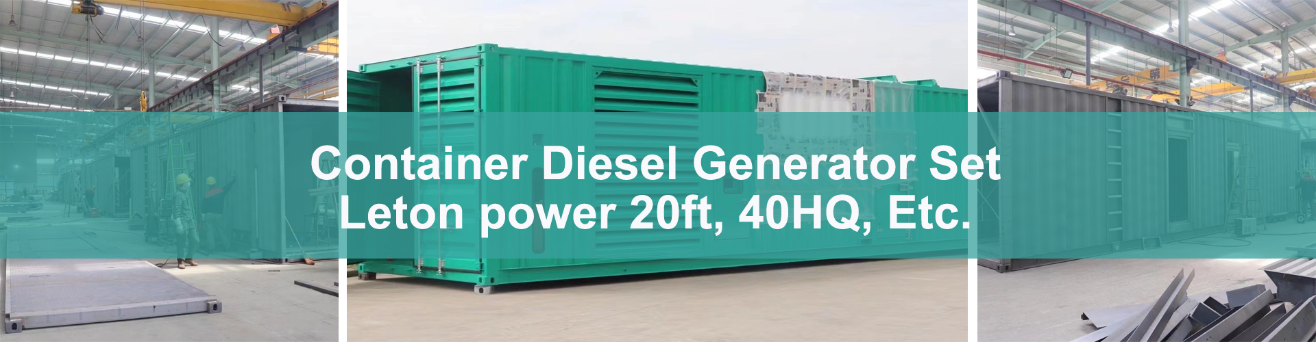 Container generator set power station diesel generator set 20ft 40HQ container power station