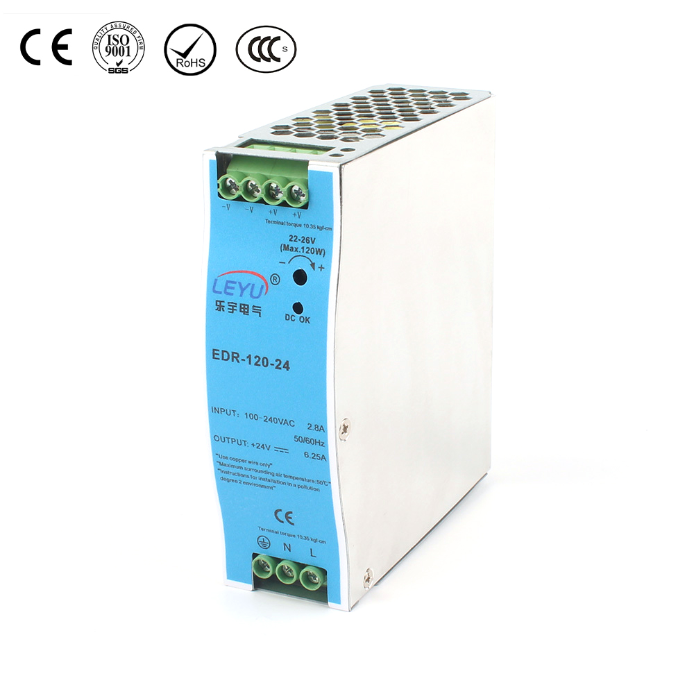 120W Single Output Industrial DIN Rail Power Supply       EDR-120 series