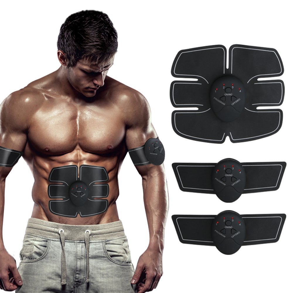  ABS Stimulator Trainer Wireless 6-Pack Body Toning Belt Electronic EMS Abdominal ABS Muscle Stimulator