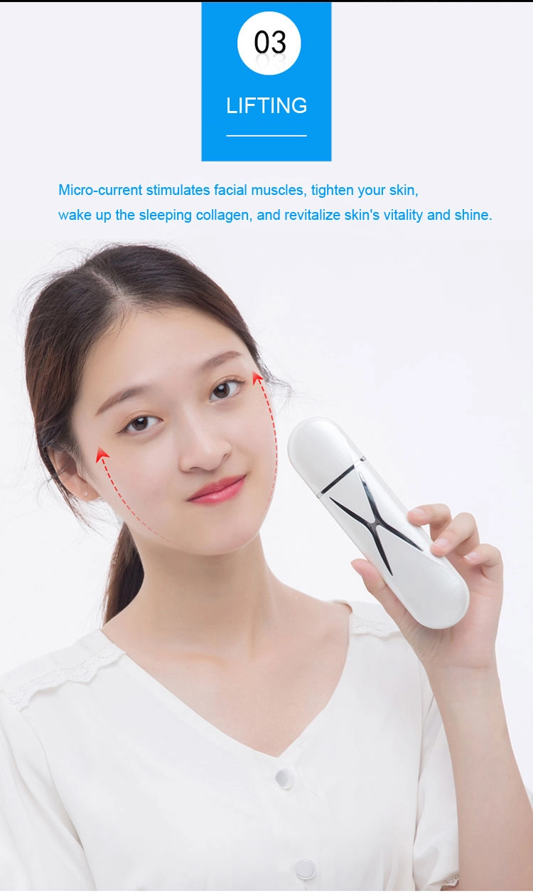 Ultrasonic Skin Scrubber for Facial Pore Cleaning