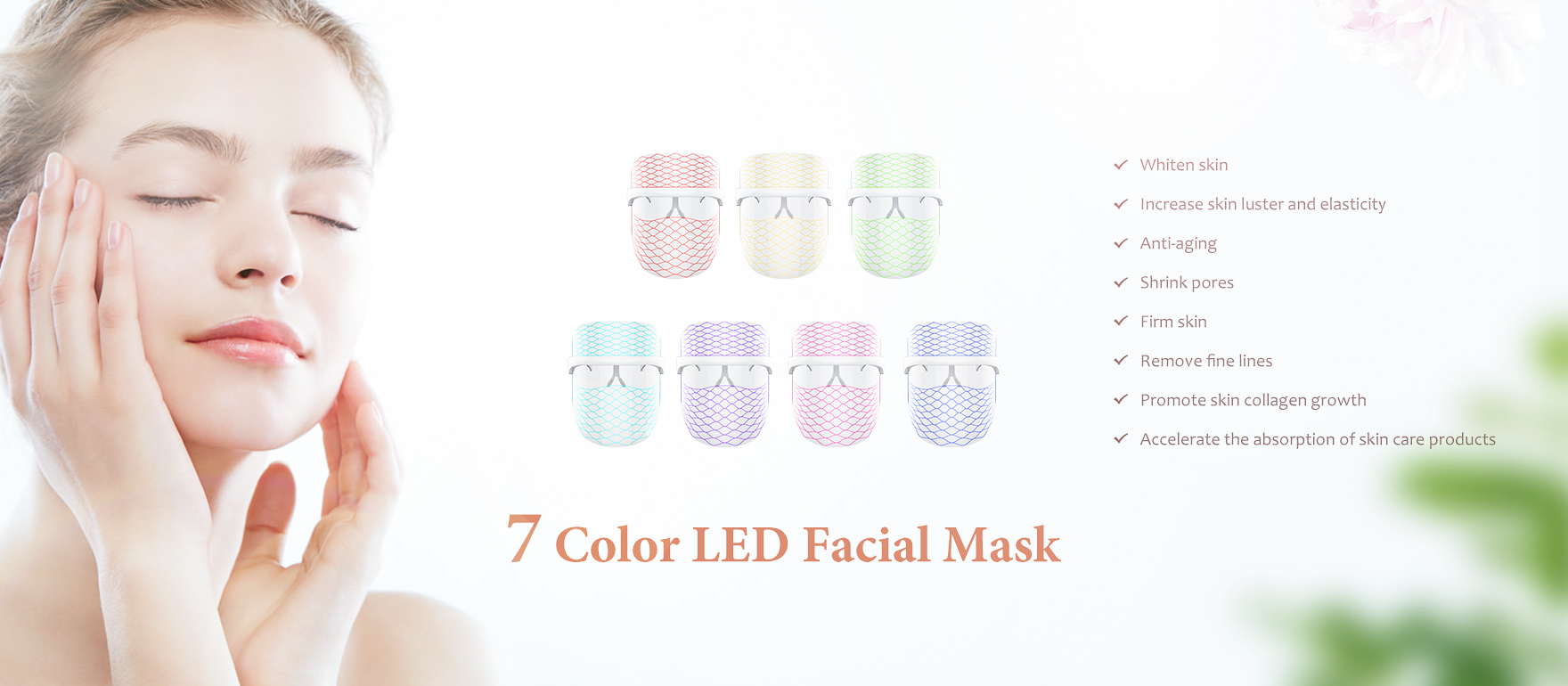 Led Facial Masks, Led Face Mask, Led Light Mask - Liangji
