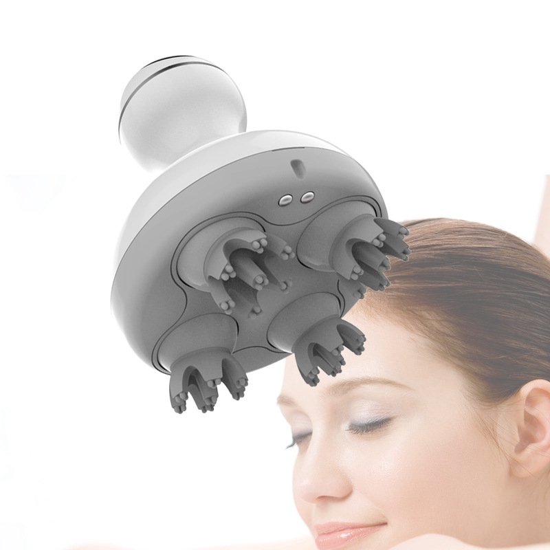  Hand Held Head Massager Portable Vibrating Waterproof Electric Scalp Massager