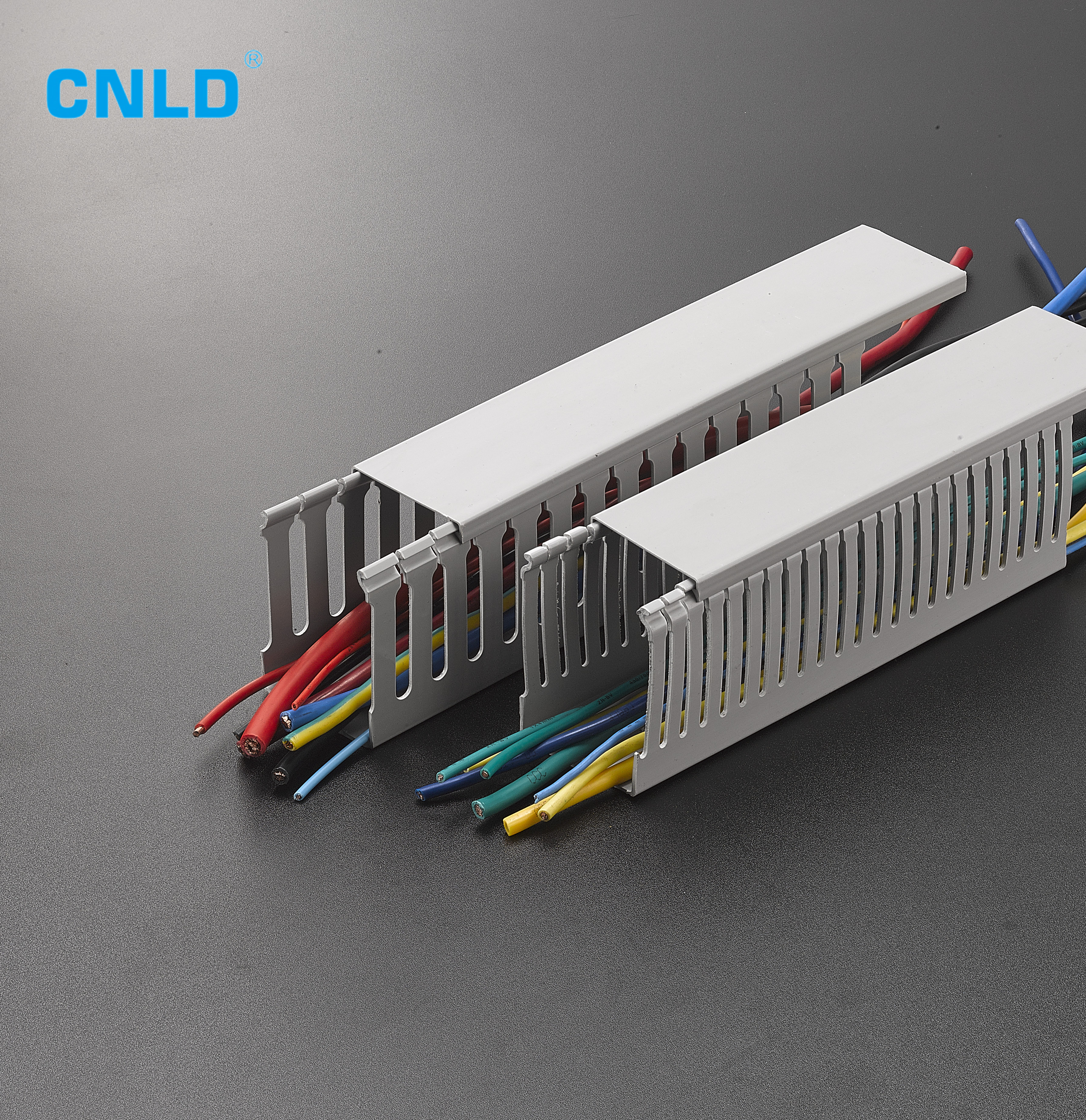 PVC Trunking use for distribution box Cable Channel Slotted Type