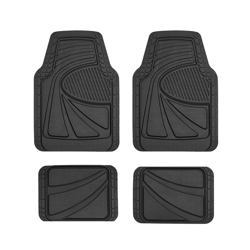 Hot selling deluxe semi-universal 4pcs floor mat 