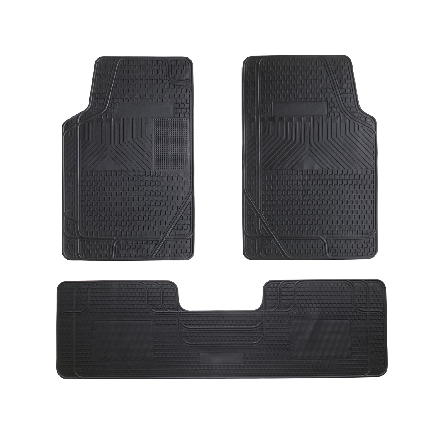 Basic Universal Full-coverage 3pc Car Floor Mat