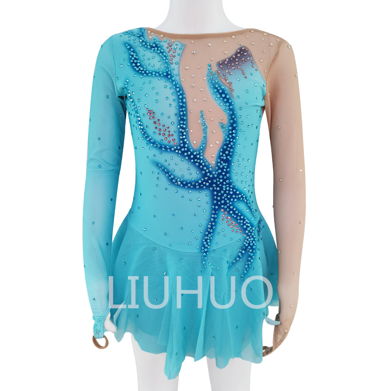 Speed Figure skating  Dress Leotards professional women adult children's female figure skating costume stage competitive performance 