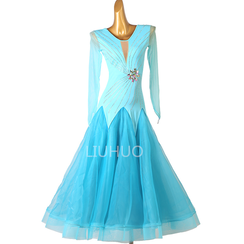 Dress Ballroom Dance National Standard Dance Waltz Swing Skirt Can Be Customized