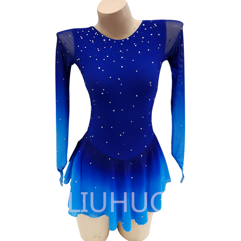 LIUHUO Figure Skating Dress for Teens Girls Women Competitions Leotards Winter stage show competition   uniform