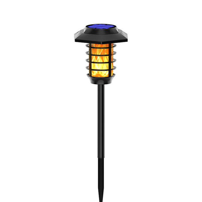 Outdoor LED Garden Ground Plug Simulation Flame Lamp