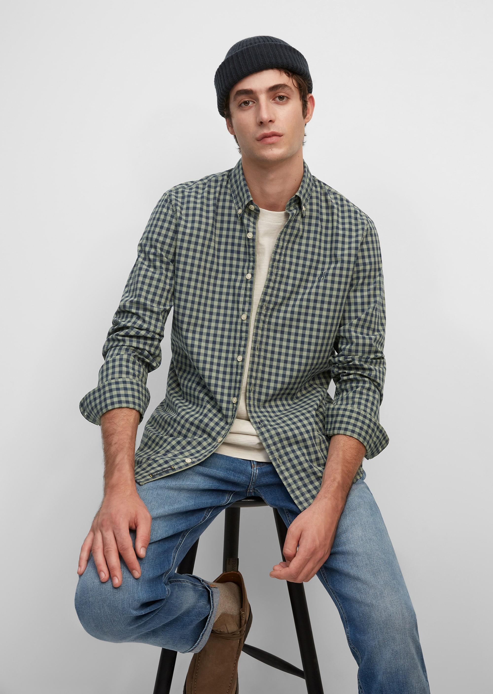 Pure Cotton Business Shirt Men's Classic Long Sleeve Plaid Shirt - China Linen Blend Shirt and Cotton Shirt price | Made-in-China.com