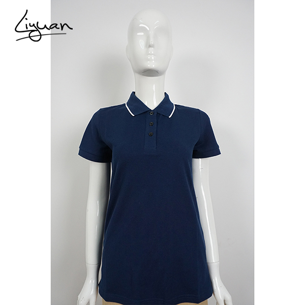  Classic Couple Polo Shirt with Collar Short Sleeved for Business Casual are Breathable
