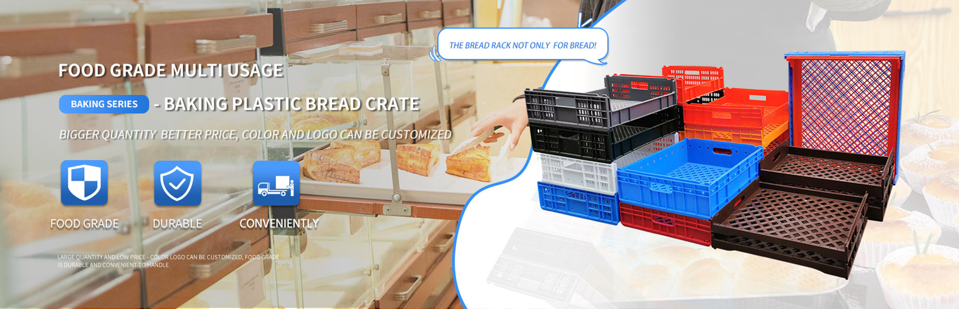 Bread Tray Plastic, Printing Pallet, Free Moving Box - Xing Feng