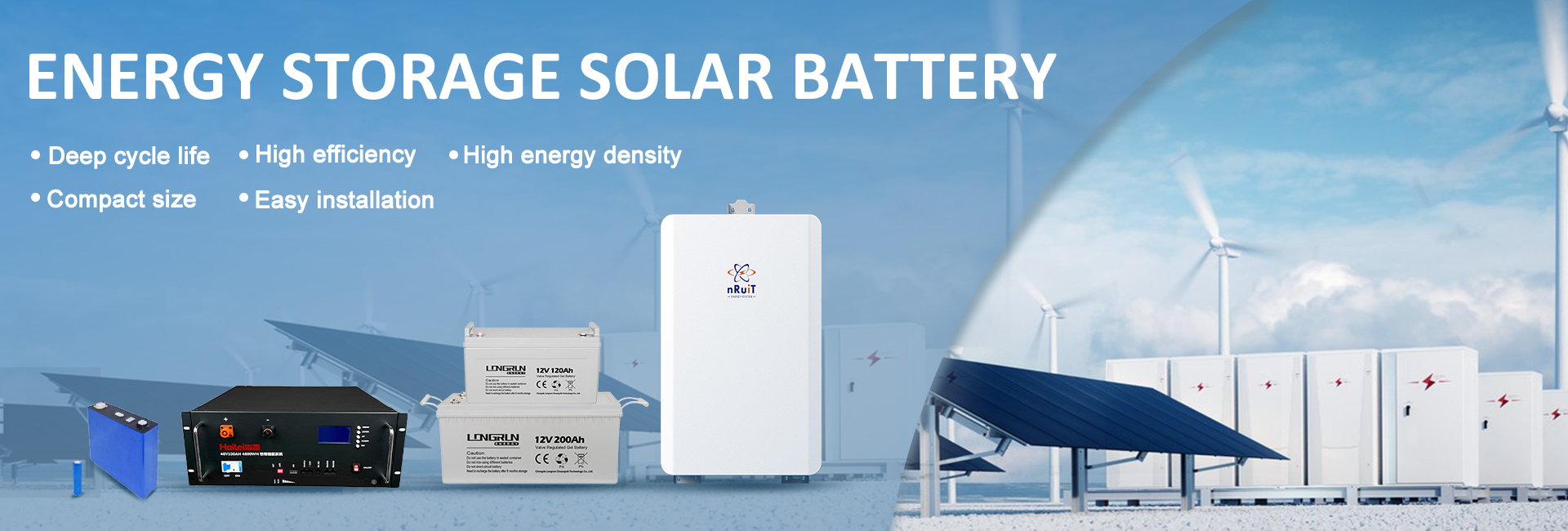 Energy Storage Batteries, Photovoltaic Panels, Inverter - Longrun