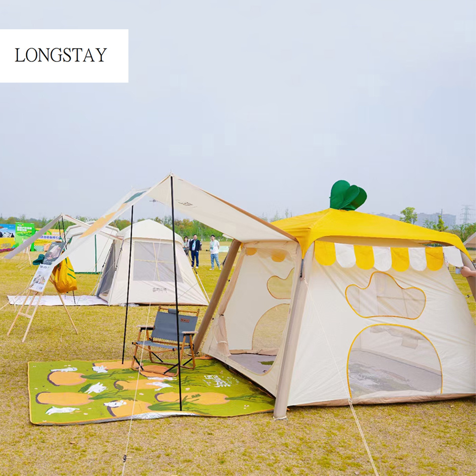 Charming Carrot Inflatable Tent - Childlike, Cute, and Spring-inspired Design