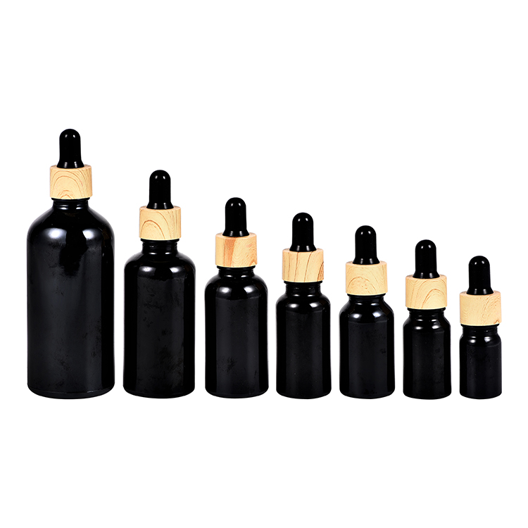 Glass Black Essential Oil Dropper Bottle 5ml 10ml 15ml 20ml 30ml 50ml 100ml 