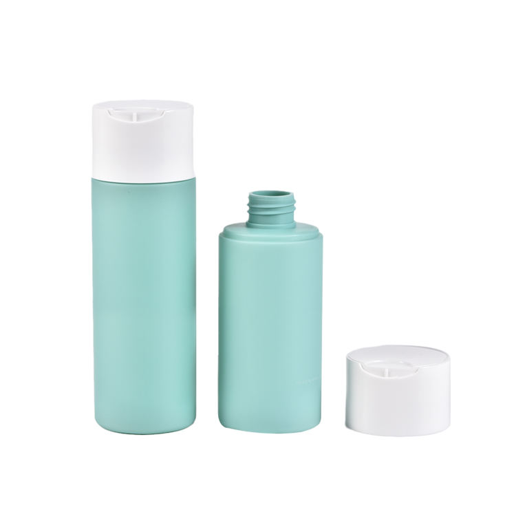 Reusable Plastic Bottles Shampoo Packaging With Soft Touch Surface