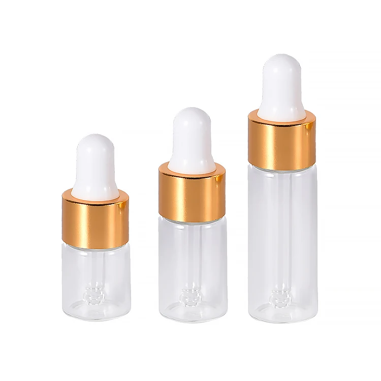 Dropper bottle essential oil glass luxury skin care cosmetic packaging