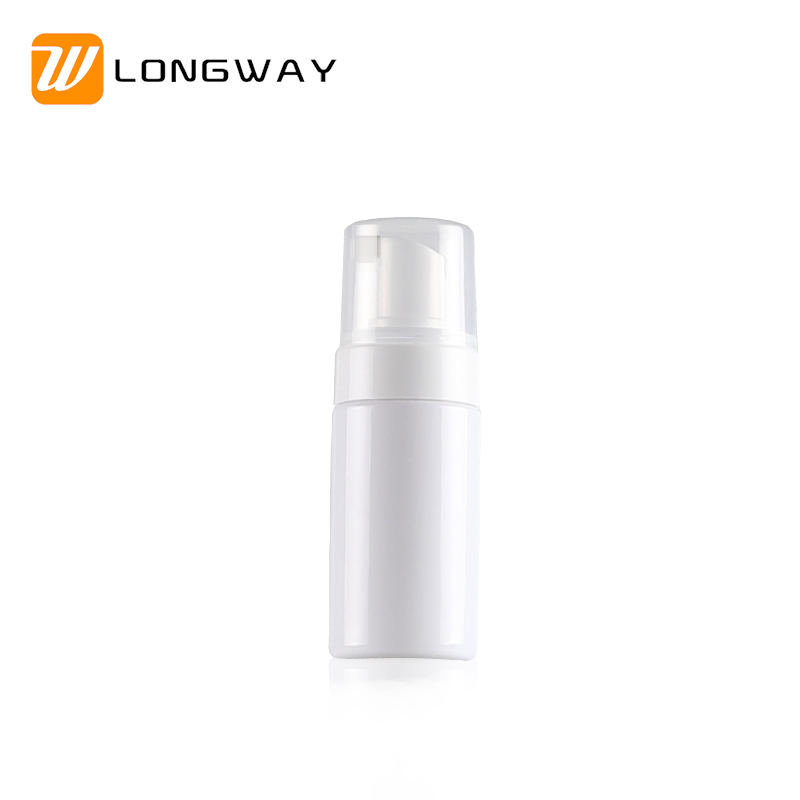foaming bottle 100ml PET cosmetic liquid soap dispenser with foam pump bottle