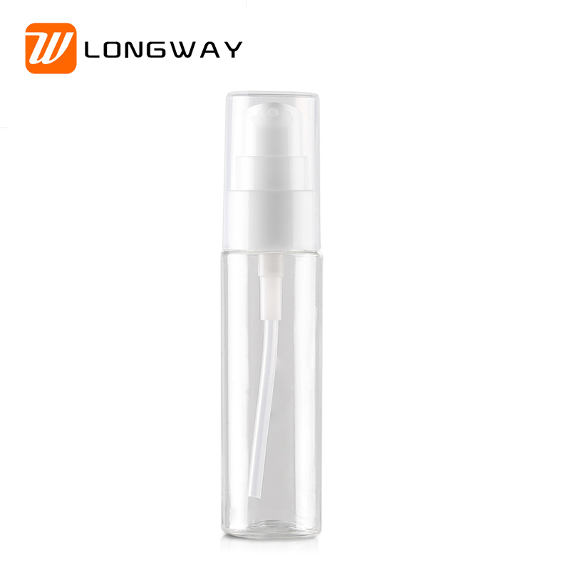  30ml PET Plastic Lotion Liquid Bottle with PP Treatment Pump for Cosmetic Packaging