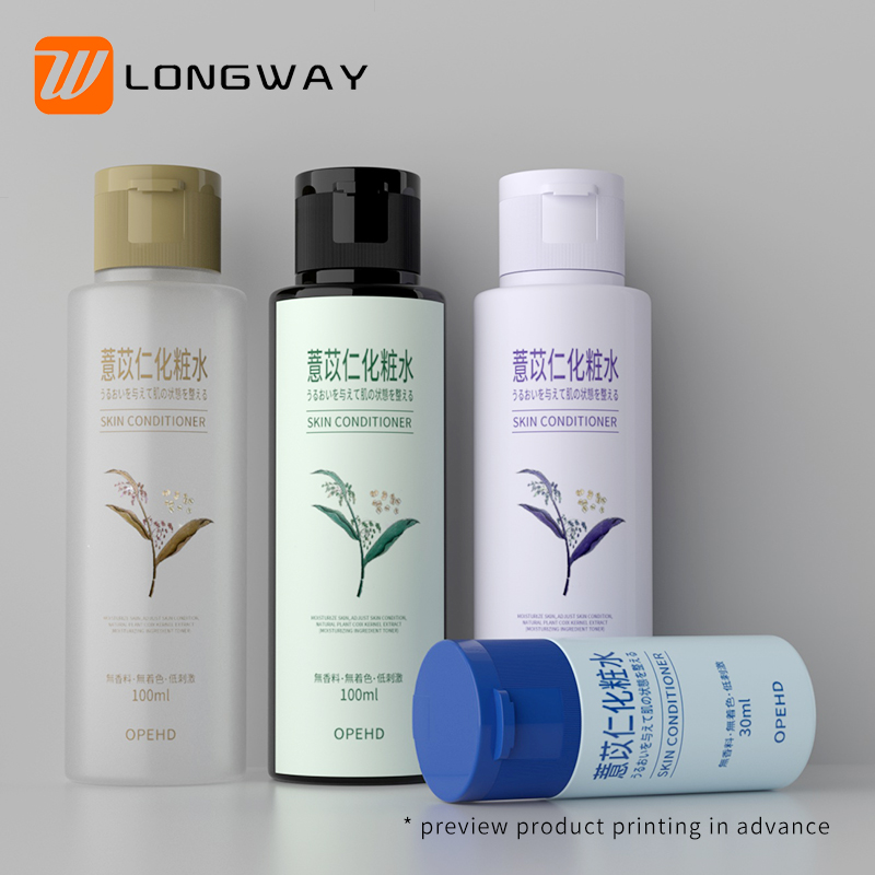 Foam bottle Empty HDPE Plastic Bottles Cosmetic Squeeze Shampoo and Conditioner Bottle With Disc Top Cap