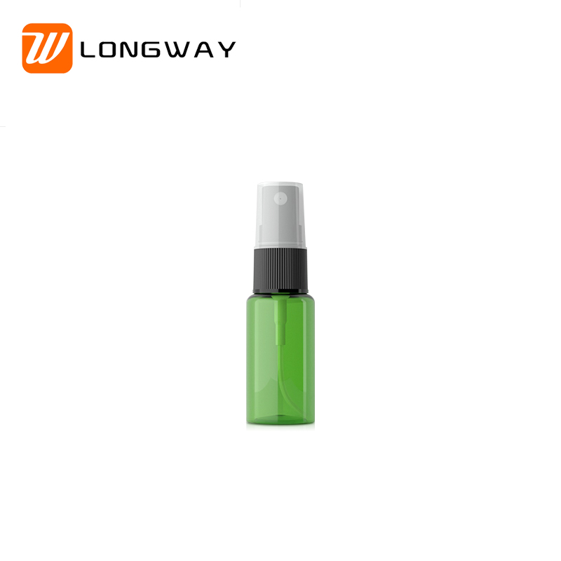 15ml pet bottle spray travel packing colorful plastic bottles with sprayers