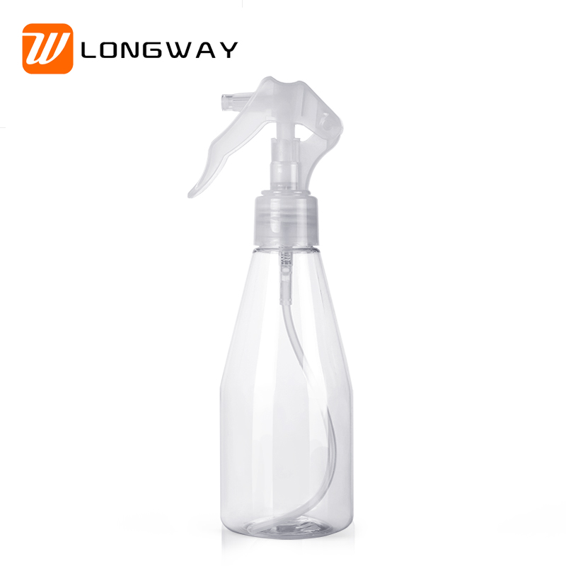 200ml clear empty mini trigger daily use sterilized water plastic spray bottle