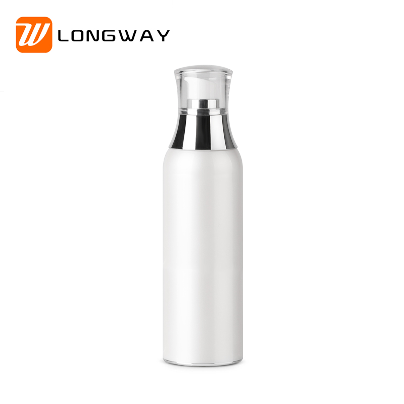 Hot selling Chinese factory luxury white airless pump empty cosmetic bottles 