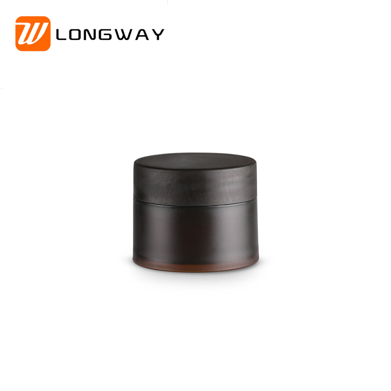 3g round empty frosted PP plastic cosmetic sample mini jar