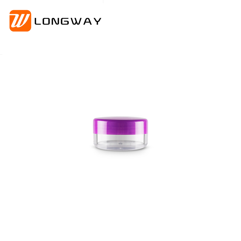 3g Plastic PS Facial Cream Container Mini Sample Jar Cosmetic Eye Cream Jar