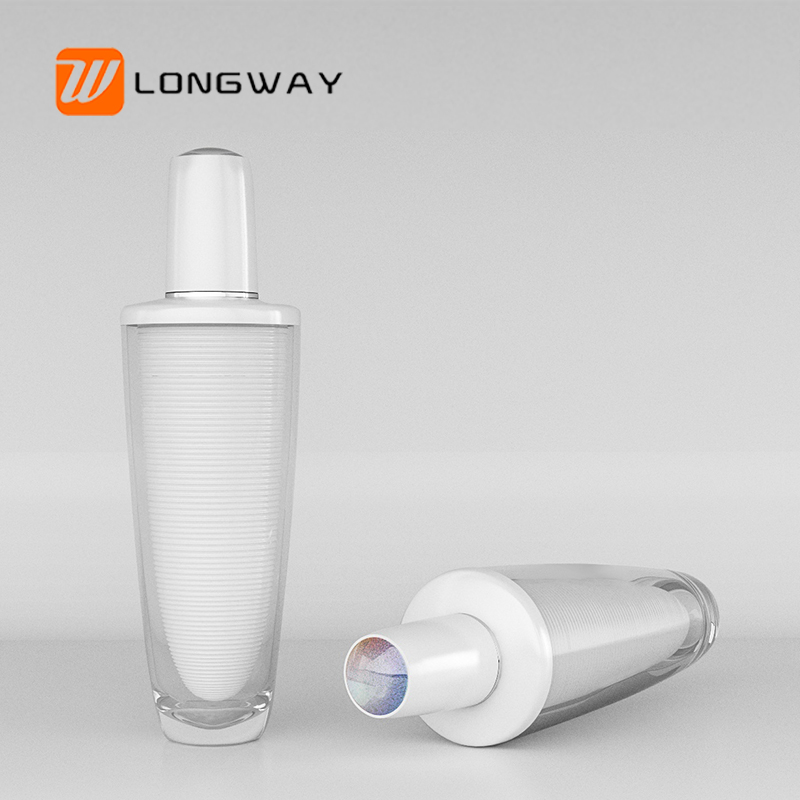  100ml double wall high-end cosmetic packaging cream pump acrylic bottle